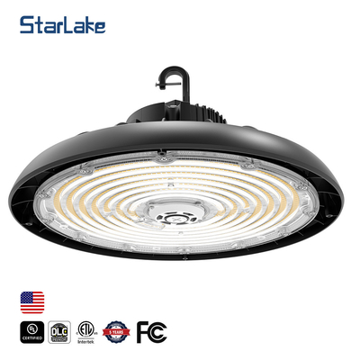 5000K Legatura di alluminio LED UFO Highbay Light 22500lm-36000lm Dimmabile 100W-240W 120° Fascio