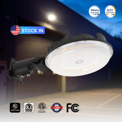 ETL UL Large Dusk To Dawn LED Barn Light con fotocella 60w 80w 100w 3Power e 3CCT regolabile