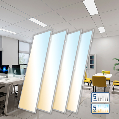 USA In stock LED Flat Panel Light ETL DLC Premium 3Power 3CCT commutabile 277V 347V 130lm/w