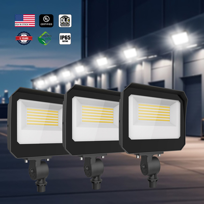 Luce di alluvione LED esterna con fotocella ad alto lumen 140LM/W 100W 120W 150 Watt Per l'illuminazione delle facciate del parcheggio