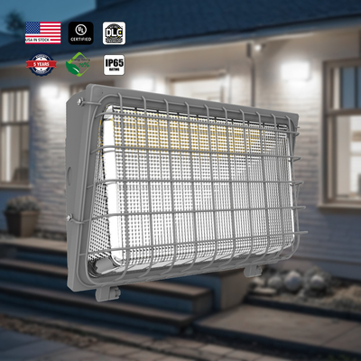 Dimmabile 3CCT regolabile LED Wall Pack Light con sensore di movimento a microonde fotocellula IP65