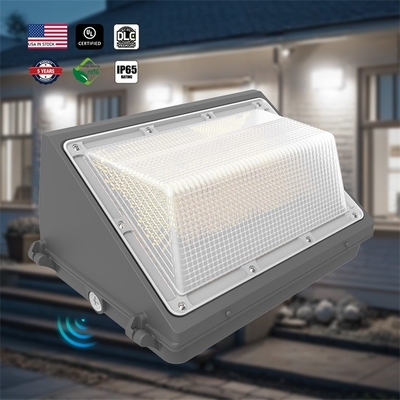 DLC UL di alta qualità 120W esterni LED impermeabile Wall Pack luce corpo in alluminio Pohotocell per la certificazione Garden Street