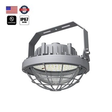 Luce a LED UFO a prova di esplosione progettata per il magazzino a prova di esplosione Illuminazione con potenza da 40W a 300W