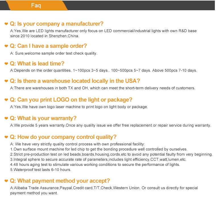 USA magazzino Led High Bay luci 200W 300W 3Cct regolabile Industrial Lighting Commerciale High Bay Light negozio 8